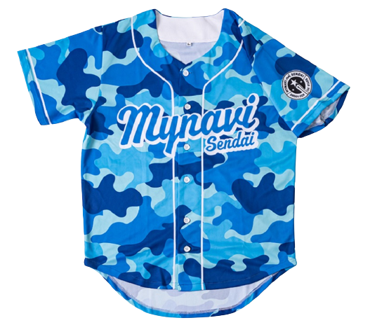 マイナビ仙台レディース ベースボールシャツ(カモフラ)